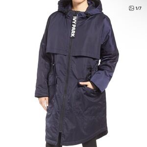 Ivy Park Womens Luxe Parka Jacket Coat